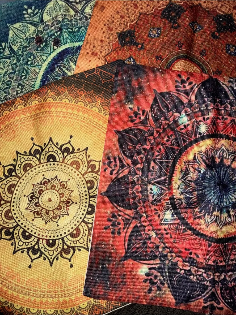 Bohemian Mandala Accent Pillow Covers - Multi-Color